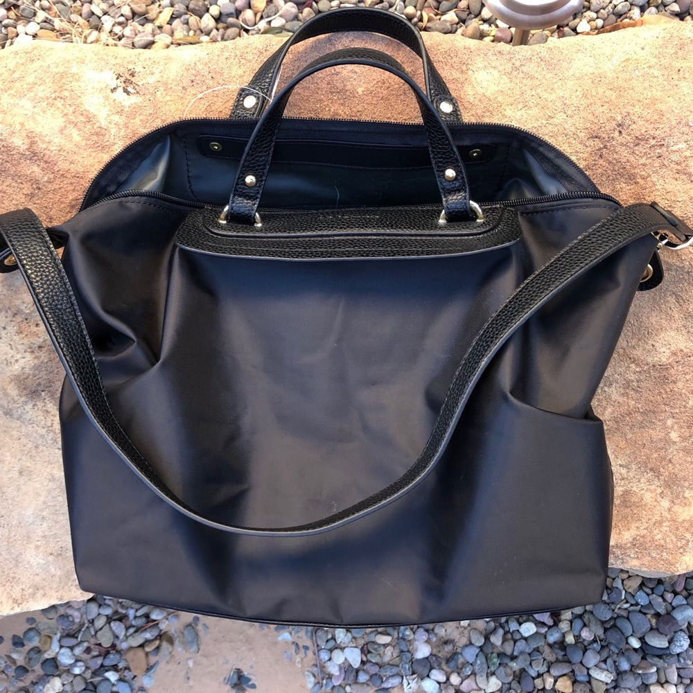 Neiman Marcus black nylon bag
